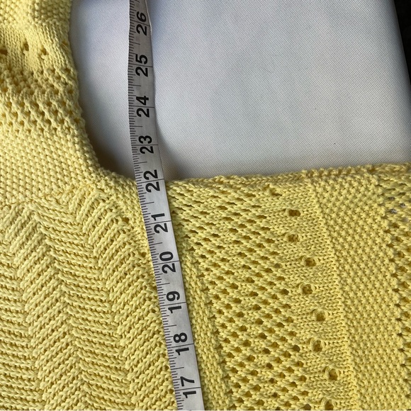 Marc New York Yellow Knit Women's Sweater - Picture 6 of 10